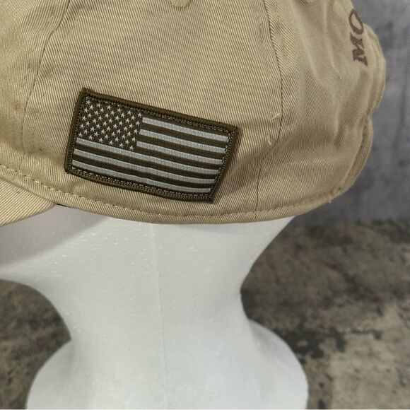 Aerotronics Inc. Hat OS Tan Montana Adjustable Strapback Cap - Picture 5 of 14